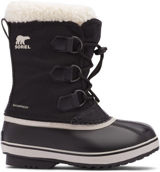 Sorel yoot pac™ nylon wp youth unisex snowboots - black - maat 37