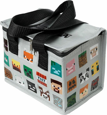 Puckator kleine lunch sixpack koeltas - minecraft print - 21 x 15 cm - 4,4 l