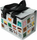 Puckator kleine lunch sixpack koeltas - minecraft print - 21 x 15 cm - 4,4 l