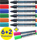 Schneider schrijfwaren schneider whiteboard stiften - maxx 290 - doos 8 stuks - s-129098