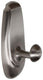 3m 1044682 - 17062bnc comm. haak timeles metal-look s (1h+2s card) | 6 stuks