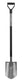 Fiskars 1060856 - ergonomic tuinspade spits | 1 stuks