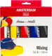 Bruynzeel amsterdam standard series acrylverf mengset 120ml, 5dlg.