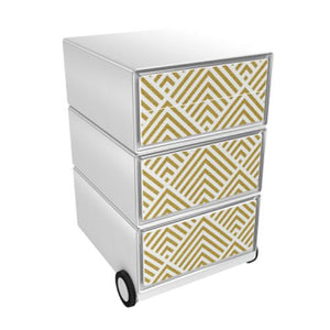 Mobiel ladeblok paperflow art deco - rising sun wit abs, polystyreen