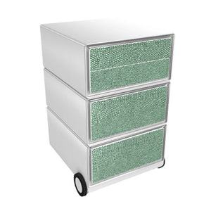 Mobiel ladeblok paperflow snake groen, wit abs, polystyreen