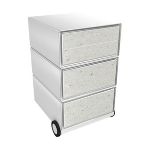 Mobiel ladeblok paperflow paper fibre wit abs, polystyreen