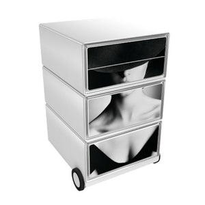 Mobiel ladeblok paperflow lady kleurenassortiment abs, polystyreen