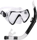 Atlantis hawaï combo - snorkelset - duikbril - snorkel - volwassenen - zwart