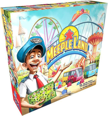 Geronimo games meeple land - - blue orange - bordspel - vanaf 8 jaar oud - van 2 tot 4 spelers