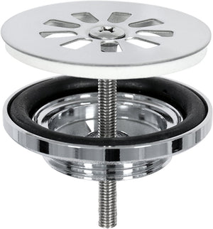 Differnz afvoerplug - chroom