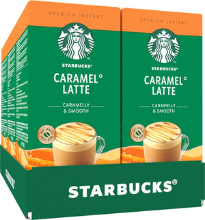 Starbucks caramel latte oploskoffie - 6 doosjes x 5 zakjes