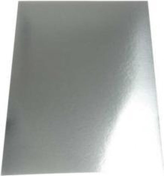 Creativ company metallic foliekarton a4 zilver 10 vel