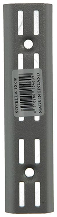 Sovella 1013114 - wandrail zilver effect 15cm | 10 stuks