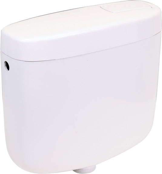 Plieger rhein laaghangend reservoir - single flush - wit - stortbak