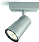 Philips led philips paisley opbouwspot - 1-lichts - aluminium