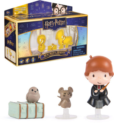 Wizarding world - harry potter - micro magical moments serie 3 - 2-pack figuren (stijlen variëren) - speelfiguren