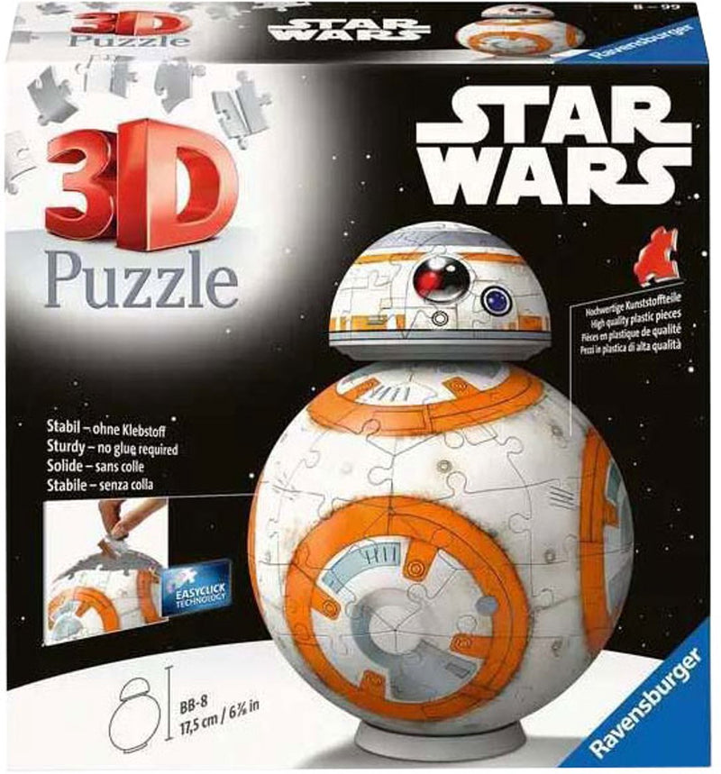 ギャラリービューアに画像をロードする, Ravensburger star wars bb8 - 3d puzzel
