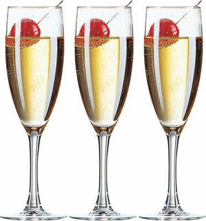 Arcoroc princesa champagne glazen - 150 ml - 6 stuks