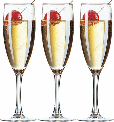 Arcoroc princesa champagne glazen - 150 ml - 6 stuks