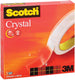Scotch tape crystal clear 6001966 19mmx66m supertransparant vergeelt niet