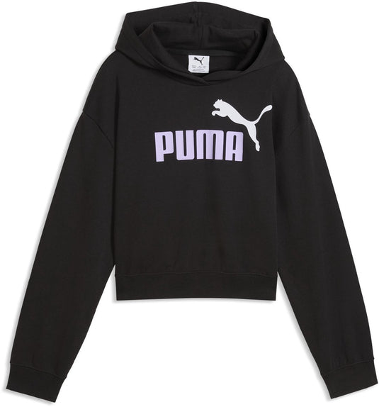 Puma ess 2 color no 1 logo short length hoodie tr g