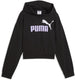 Puma ess 2 color no 1 logo short length hoodie tr g