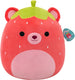 Squishmallows - large plush 40cm romeo - red strawberry bear