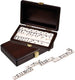 Philos domino dubbel 6 walnoten box 20x12,5cm