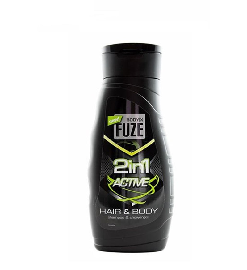 Afbeelding laden in galerijviewer, Body-x fuze 2in1 body hair wash 300ml active
