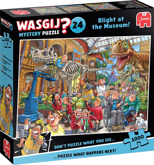 Wasgij mystery 24 - paniek in het museum! - 1000 stukjes puzzel - legpuzzel