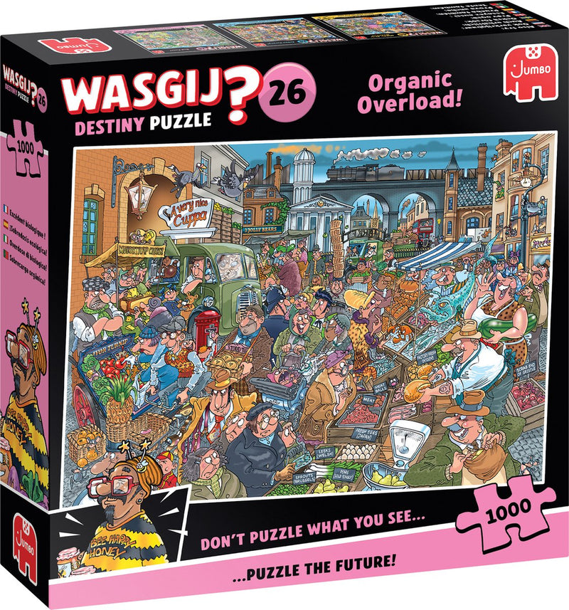 Afbeelding laden in galerijviewer, Jumbo wasgij destiny 26 legpuzzel - barstensvol bio!, 1000st.
