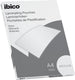 Ibico basics a4 lamineerhoezen, glanzend - 100 micron - 100 stuks - glashelder