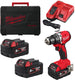 Milwaukee m18 blddrc-502c accu boor- schroefmachine + 2x 18v 5.0 accu + oplader in koffer
