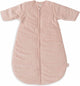 Jollein baby slaapzak winter met afritsbare mouw 110cm - rond - rib wild rose - winterslaapzak