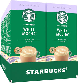 Starbucks white mocha oploskoffie - 6 doosjes x 5 zakjes