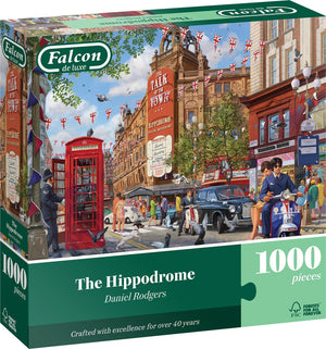 Falcon jumbo legpuzzel the hippodrome - 1000 stukjes puzzelplezier.