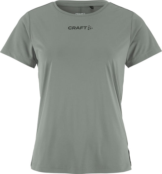 Craft core essence ss tee 2 w dames sportshirt - leaf