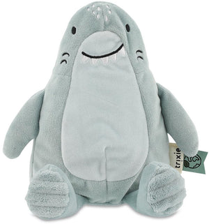 Trixie kleine knuffel mr. shark â€“ 0m+ â€“ ideaal als kraamcadeau â€“ gerecycleerde stof