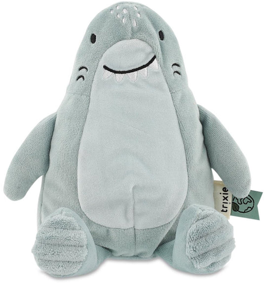 Trixie kleine knuffel mr. shark â€“ 0m+ â€“ ideaal als kraamcadeau â€“ gerecycleerde stof