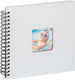 Walther sa-108-bl fun baby selection - spiraal album - formaat 26 x 25 cm - lichtblauw
