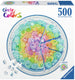 Ravensburger puzzel circle of colors regenboog taart - legpuzzel - 500 stukjes