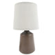Tafellamp keramiek bruin 27cm