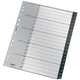 Leitz recycle index 1211 a4 maxi co2 neutraal zwart 20 tabs 11-gaats 90% gerecyc