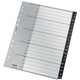 Leitz recycle index 1207 a4 maxi co2 neutraal zwart 20 tabs 11-gaats 90% gerecyc
