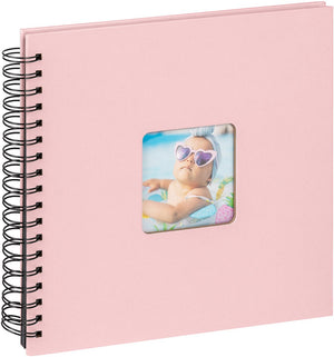 Walther sa-108-br fun baby selection - spiraal album - formaat 26 x 25 cm - roze