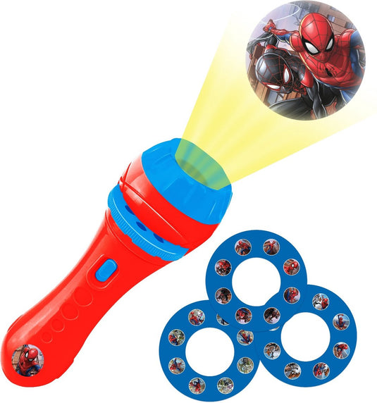 Lexibook projecteur à histoires et lampe torche spiderman