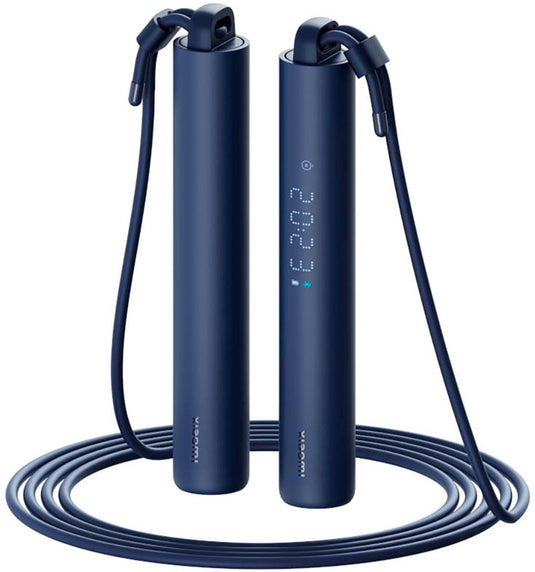Xiaomi smart jump rope | slim springtouw | met en zonder koord | dot-matrix display | hall-sensoren tellen nauwkeurig | mi fitness app | tot 20 dagen batterij | usb-c