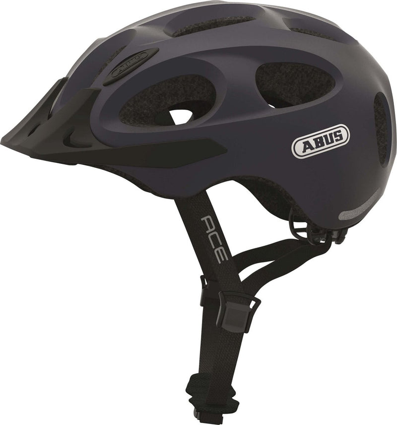 Afbeelding laden in galerijviewer, Abus helm Youn-I ACE metallic Blauw M 52-57cm
