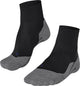 Falke tk5 cool short anti-blaar dun lyocell functioneel materiaal wandelsokken dames zwart - maat 37-38