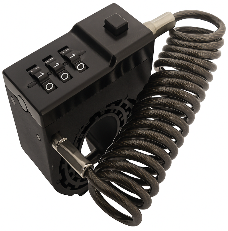 Load image into Gallery viewer, Slot lckt kabelslot helmslot zwart
